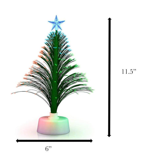 LED Mini Christmas Tree Centerpiece – Color-Changing Holiday Decoration