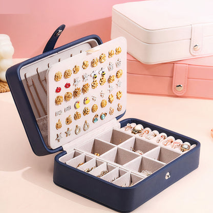 Smart Jewelry Box – Multi-Compartment Organizer for Earrings, Rings & Accessories