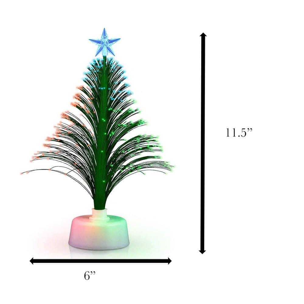 LED Mini Christmas Tree Centerpiece – Color-Changing Holiday Decoration